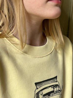 Cropped Sweater Ladies - Butter (FIAT500)
