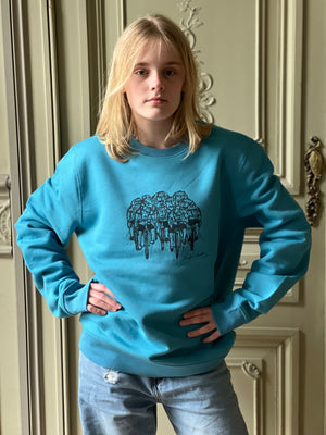 Sweater unisex - Atlantic Blue (Bicycle Race)