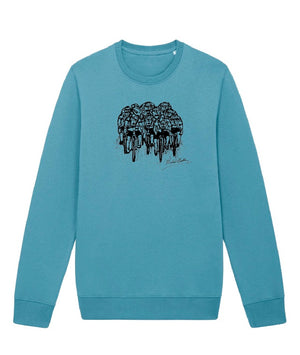 Sweater unisex - Atlantic Blue (Bicycle Race)