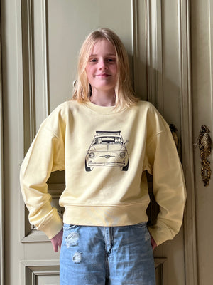 Cropped Sweater Ladies - Butter (FIAT500)